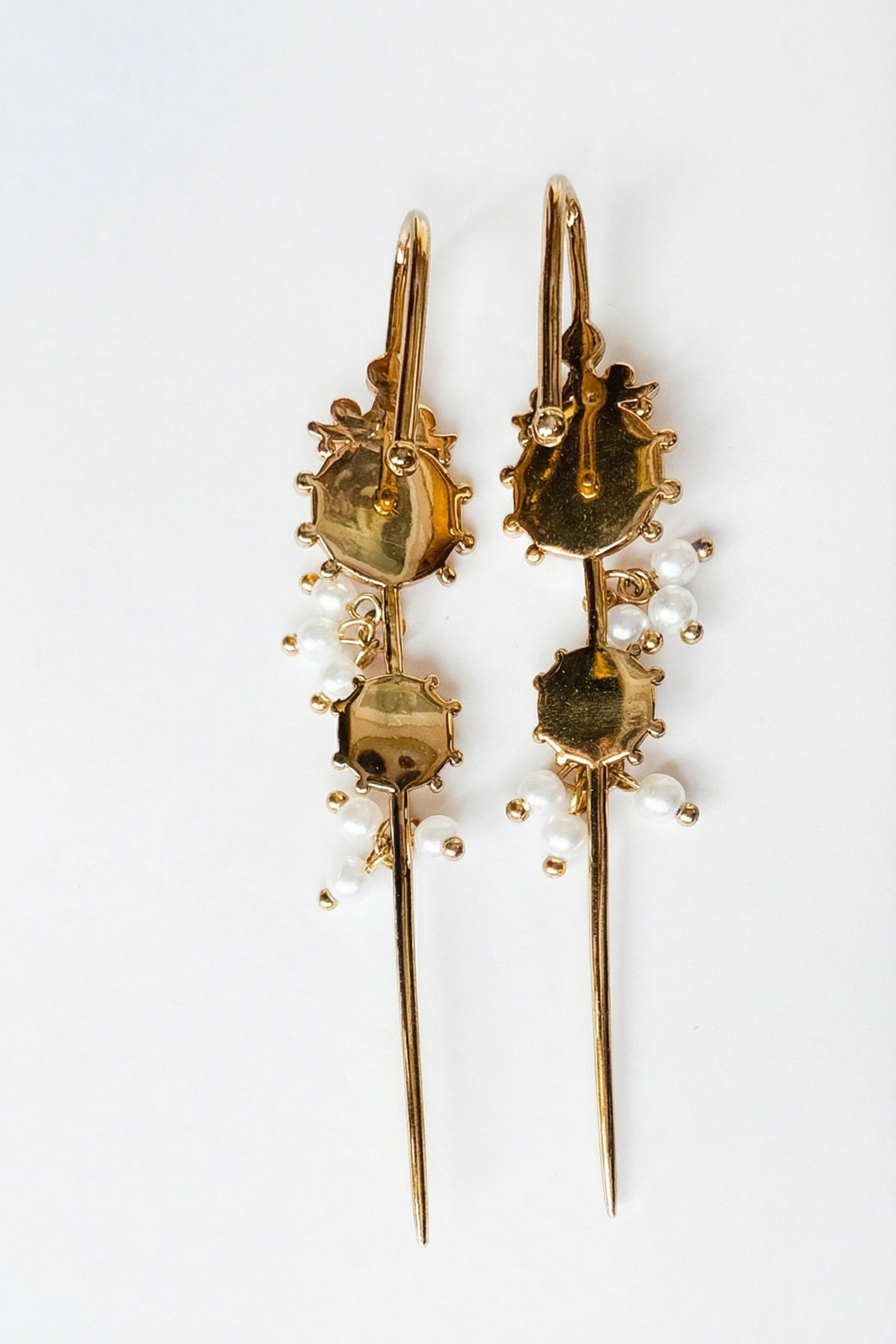 Noori Golden Earrings, , image 3